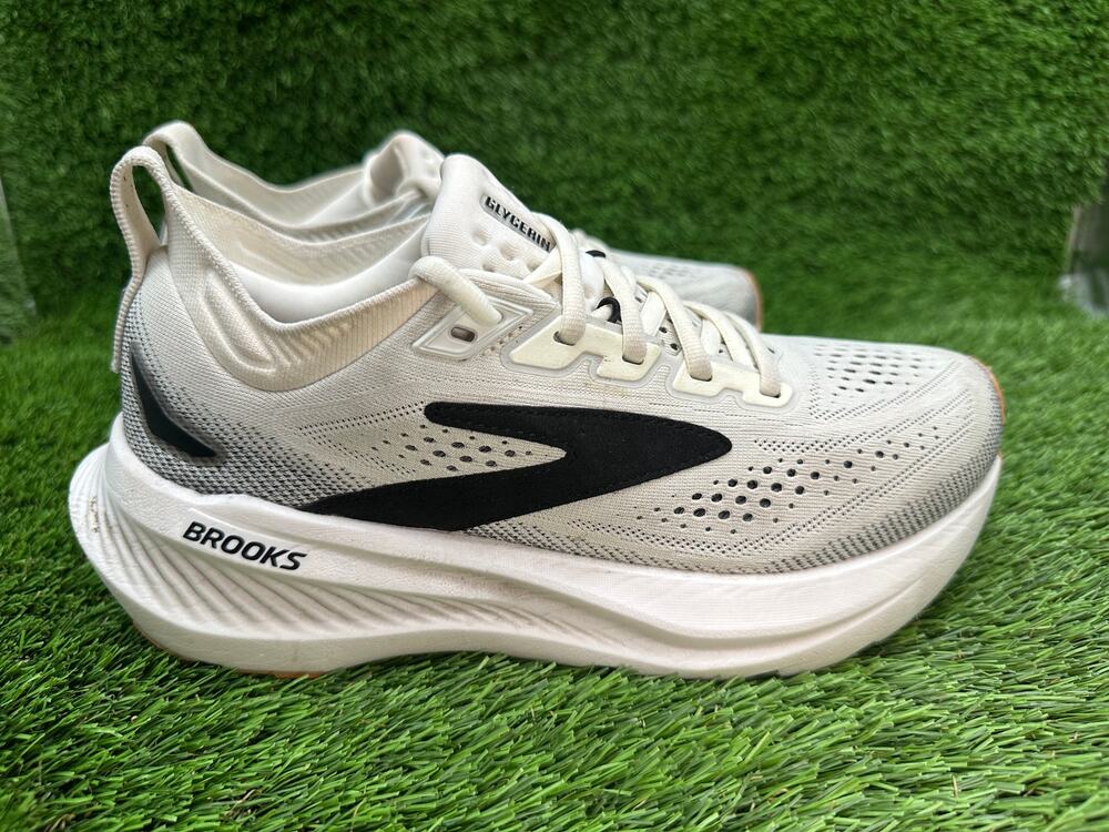 Brooks Glycerin 23 1204651B192 Athletic Sneaker Women's 7.5B White Knit Running